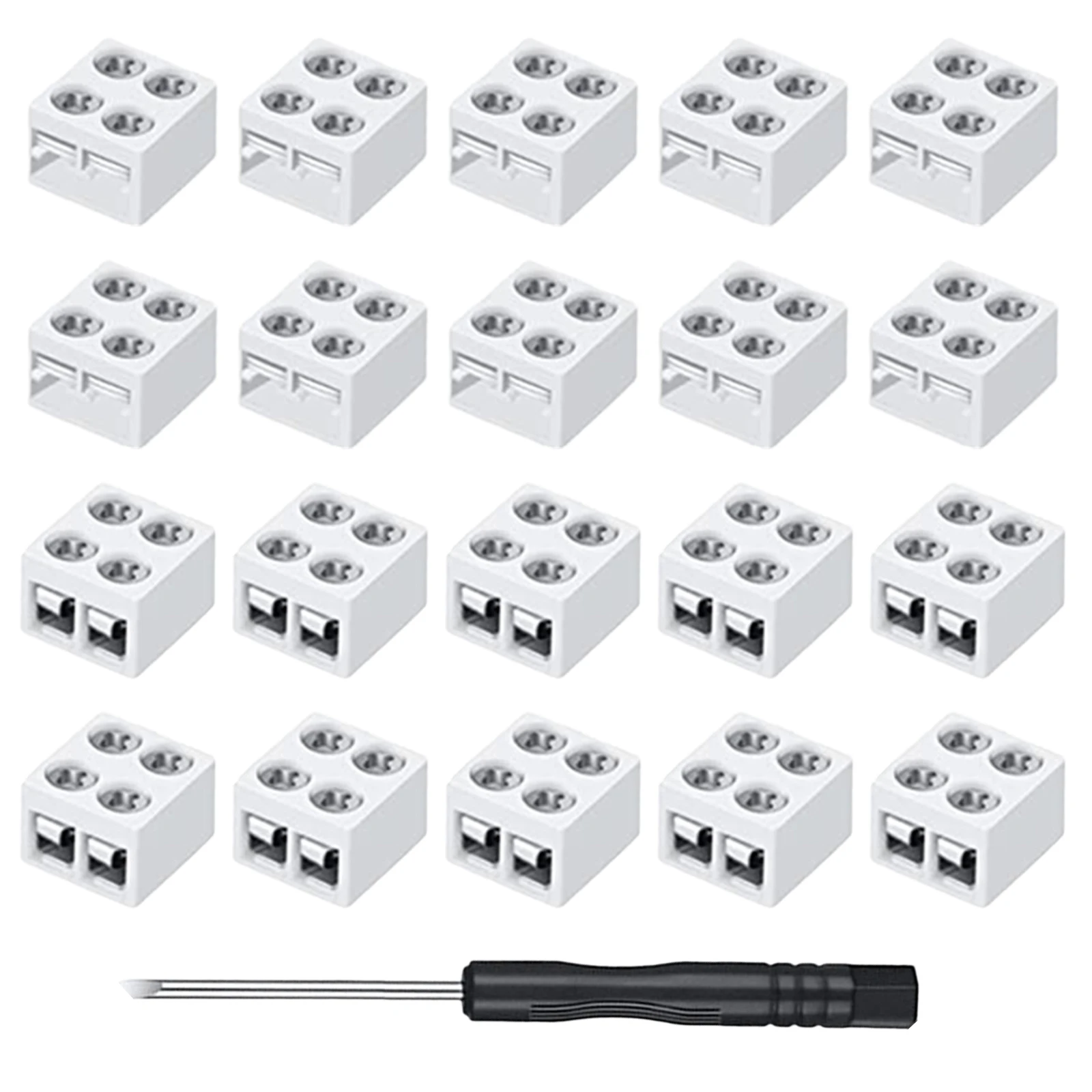 Usb-разъем для подключения 16-22AWG, 2 контакта, 20 шт., 5 В, 12 В, 24 В, IP65