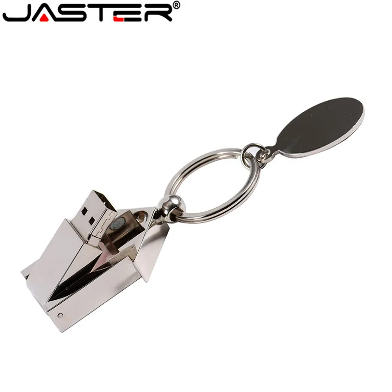 Фото Креативный флеш-накопитель JASTER, USB 2,0, 64 ГБ, милый металлический дом, 32 ГБ, USB флеш-накопитель, 16 ГБ, Usb-карта памяти, 8 ГБ, флешка, подарки, 4 Гб №5