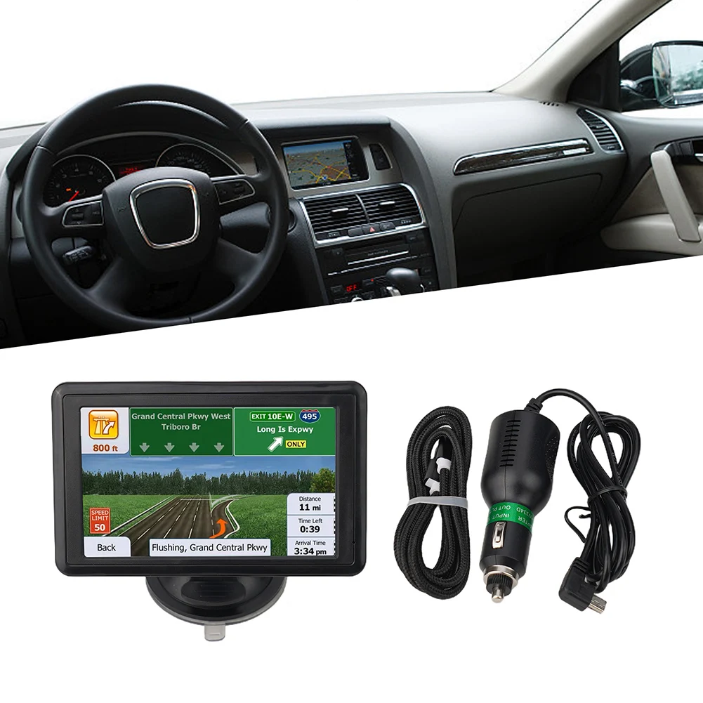 Автомобильный GPS-навигатор, 5 дюймов, 8 ГБ + 128 Мб