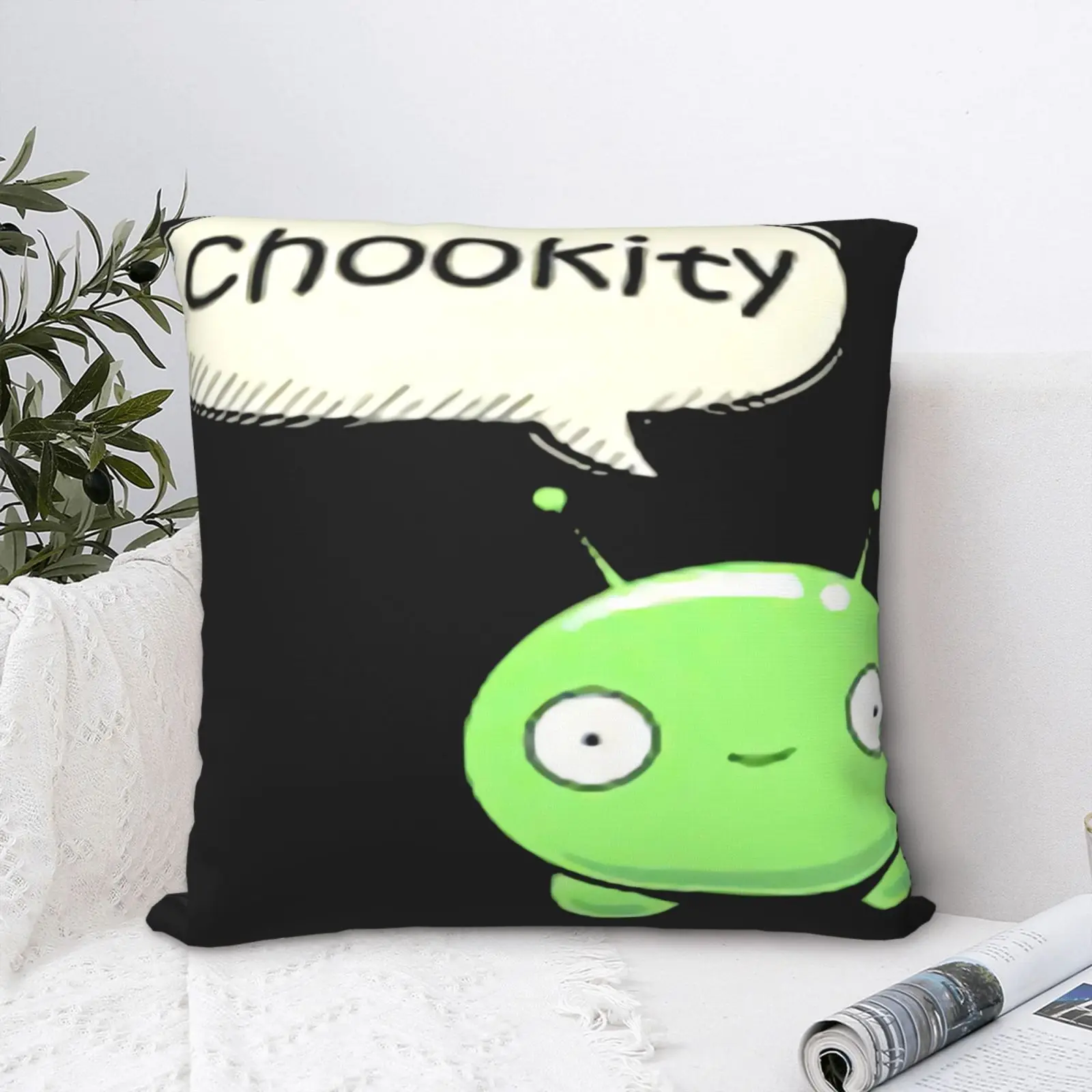 Moonторт Moonpie Chookity чехол для подушки аниме большой размер роскошные декоративные подушки для кровати искусственная подушка белый и черный