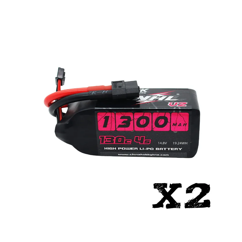 Фото RU Warehouse 2 шт. CNHL 4S 14,8 В Lipo аккумулятор 1300 мАч 1500 мАч 130C с вилкой XT60 №3