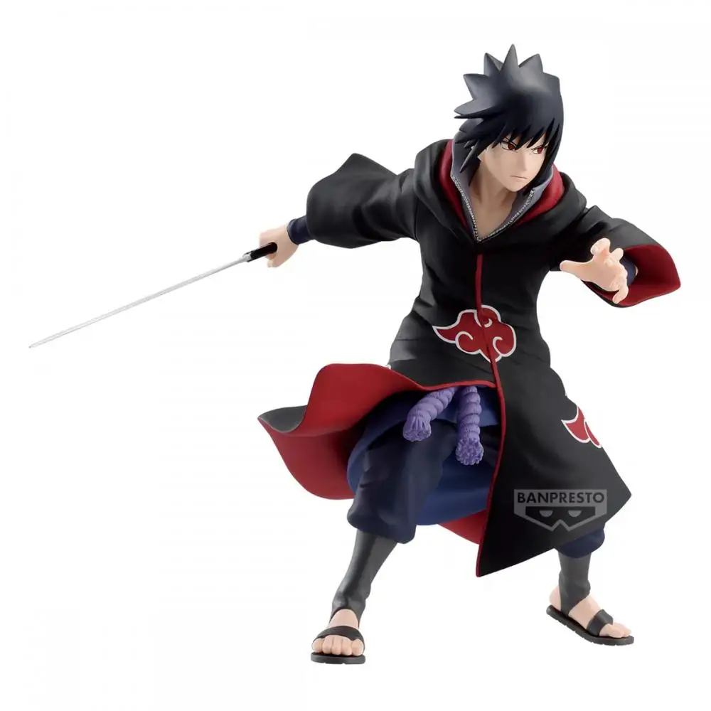 Фото Bandai Original NARUTO Shippuden VIBRATION STARS Killer Bee Uchiha Sasuke Аниме Фигурки Игрушки Для Мальчиков Девочек Детские Подарки №3