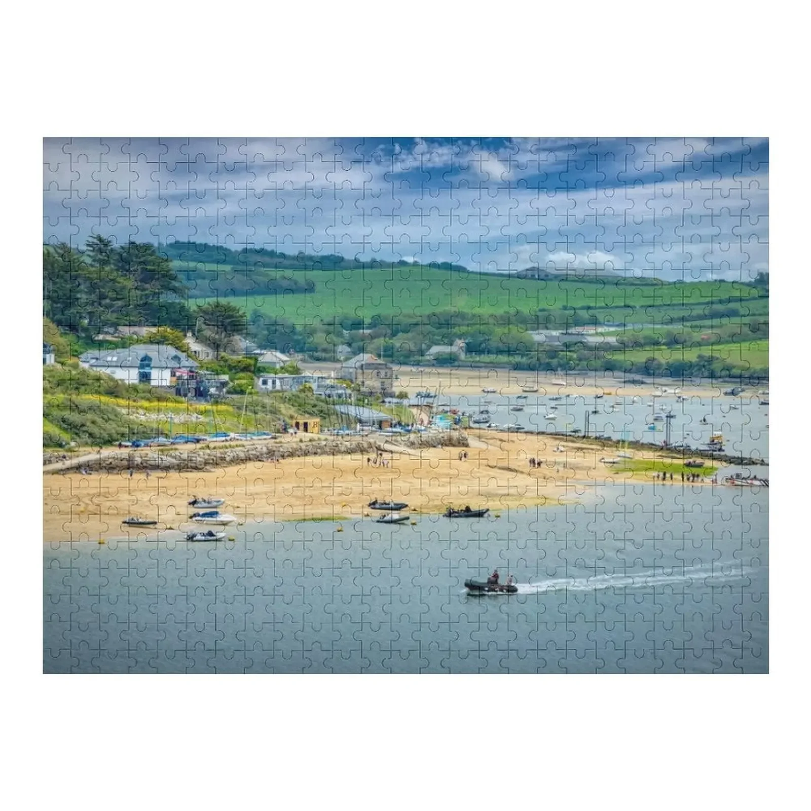 Деревянный пазл для детей от Padstow до Rock