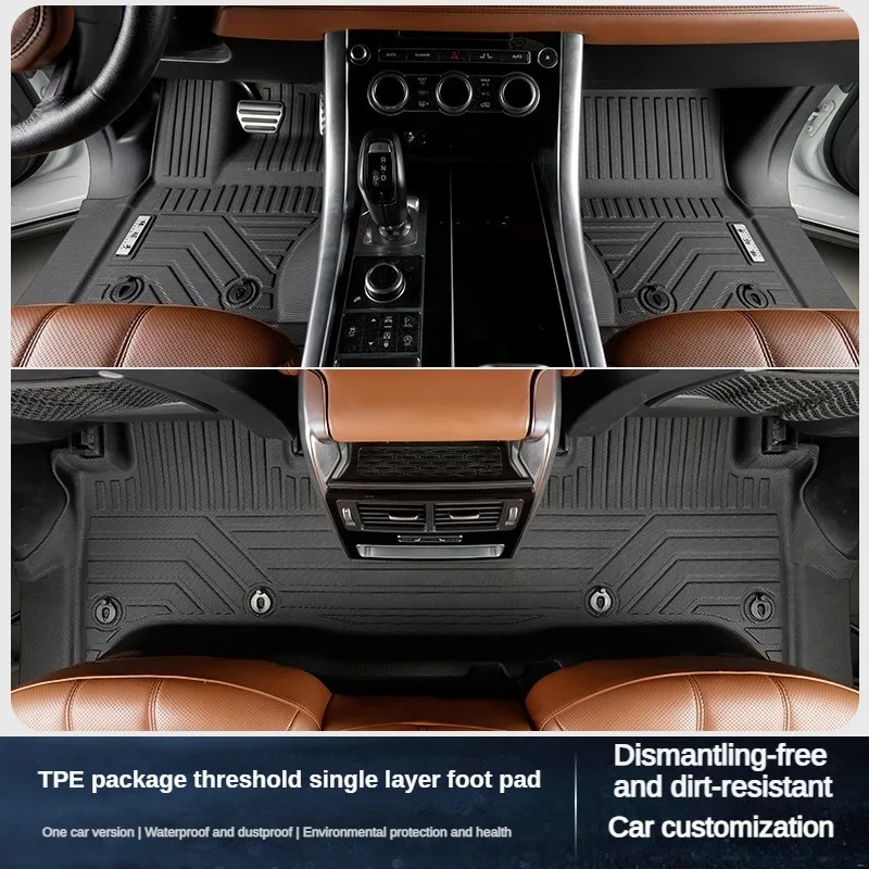 Коврики TPE для Range Rover Sport 2005-2022 ICEV LHD, водонепроницаемые, противоскользящие, на заказ, всепогодные аксессуары с полным покрытием (art.: 3920ce3f18e57) - 3920ce3f18e57