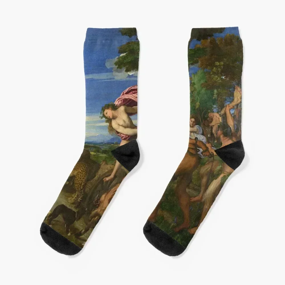 Titian - Носки Bacchus and Ariadne, зимние термостойкие спортивные носки, мужские и женские