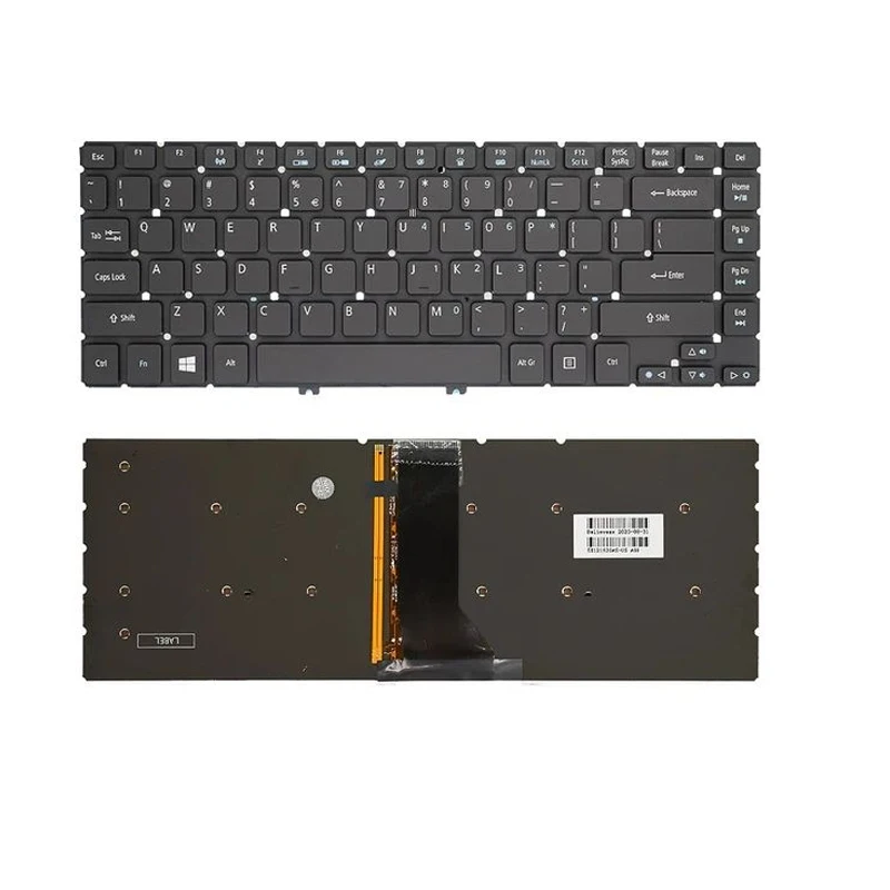 Клавиатура для ноутбука с подсветкой XIN-Russian-US для Acer R7 R7-571 R7-572 R7-572G R7-571G MS2317 с подсветкой (art.: 3920cbd1a09be) - 3920cbd1a09be