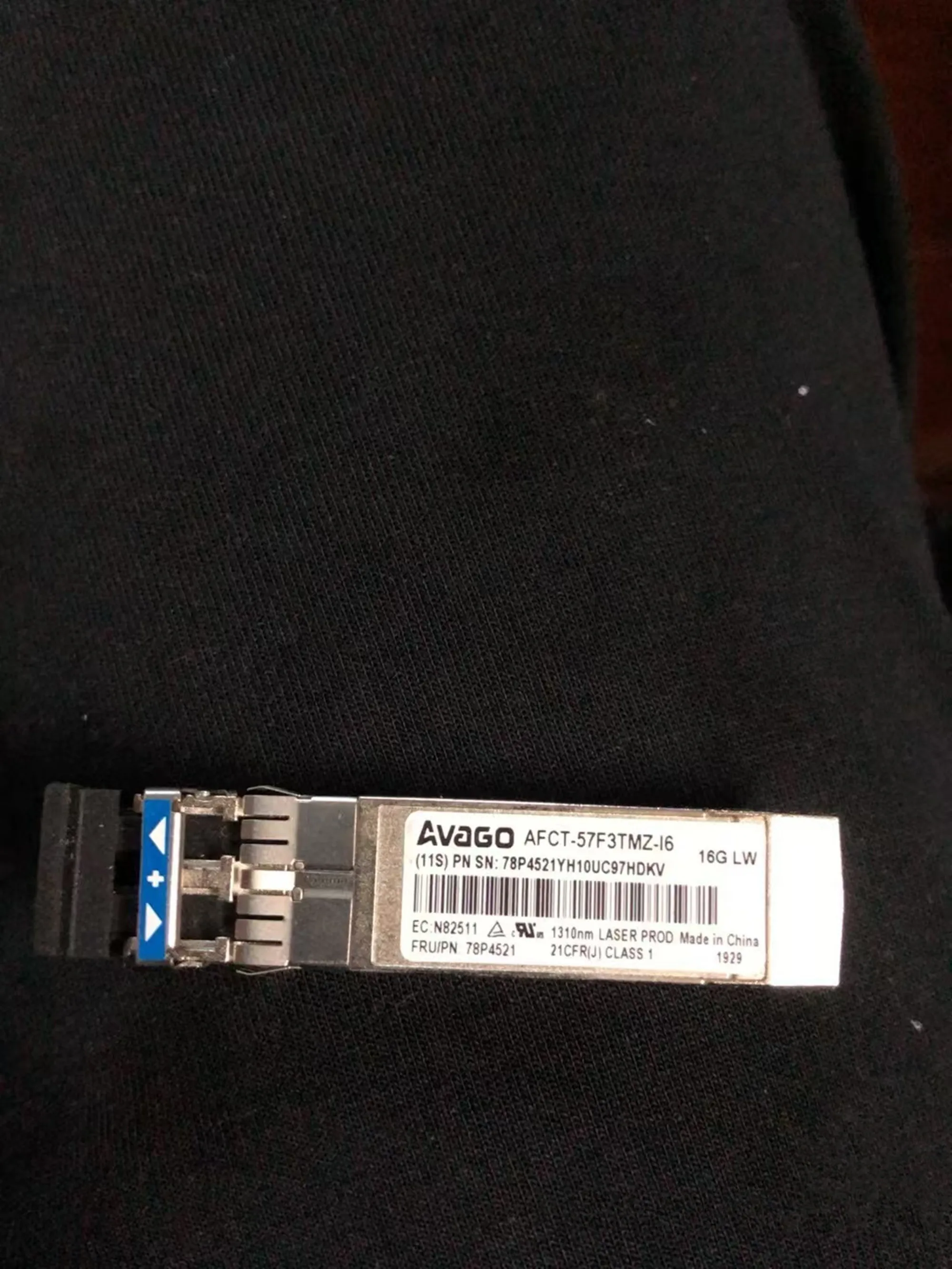 AVAGO Sfp 16G Волоконно-оптический модуль LW 1310NM/AFCT-57F3TMZ-I6/78P4521/16 ГБ Одномодовый оптический приемопередатчик