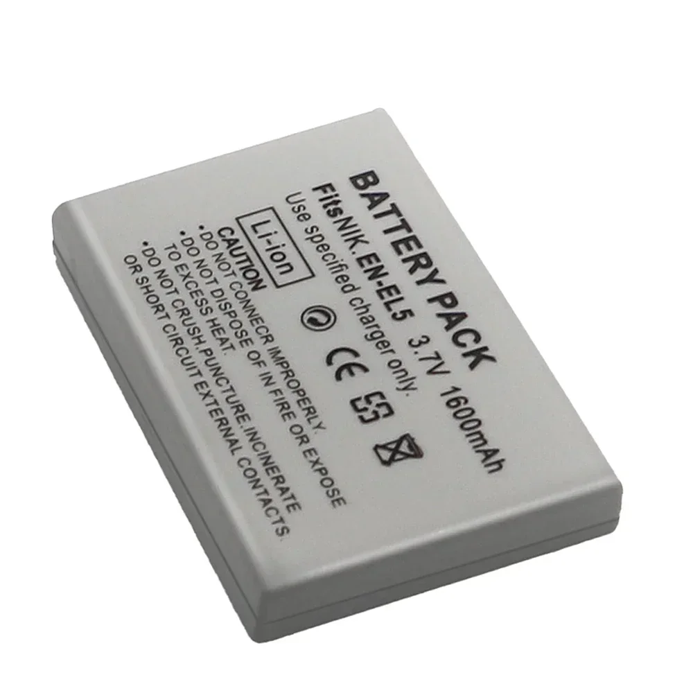 Фото ENEL5 EN-EL5 EL5 Аккумулятор + зарядное устройство 1600 мАч для Nikon Coolpix P530 P520 P510 P100 P500 P5000 P5100 P6000 3700 4200 Аккумулятор №2