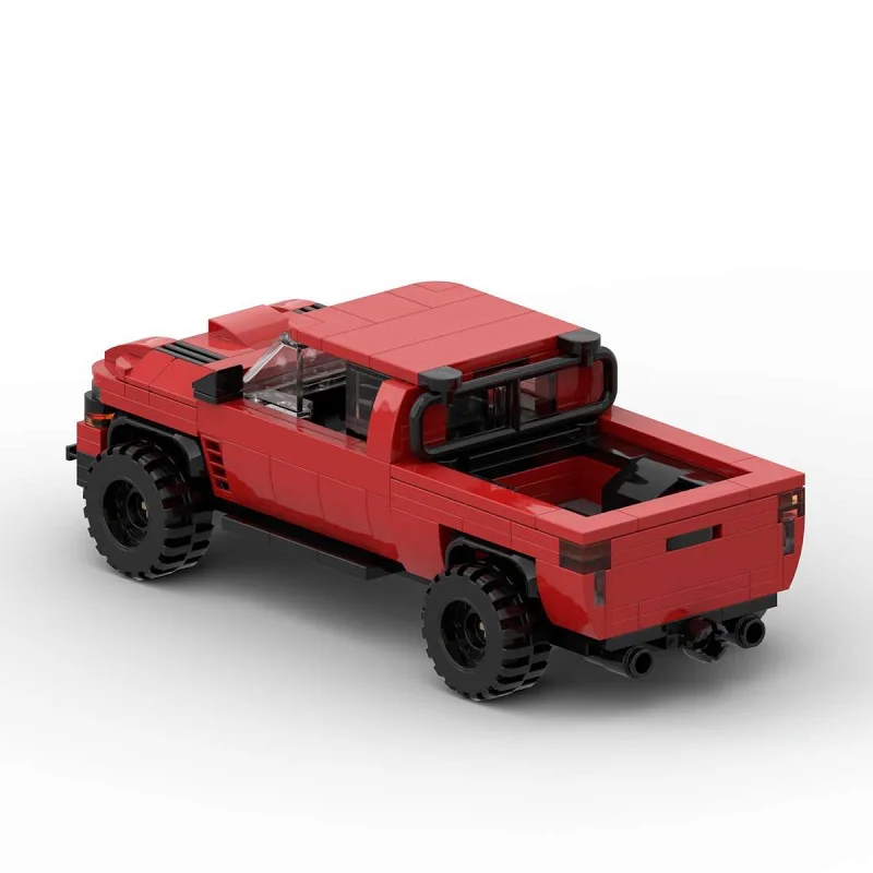 Фото MOC креативный грузовик, строительные блоки, игрушка, внедорожник, строительный набор для мальчиков, сборка кирпичей, игрушки, подарки на день рождения №5