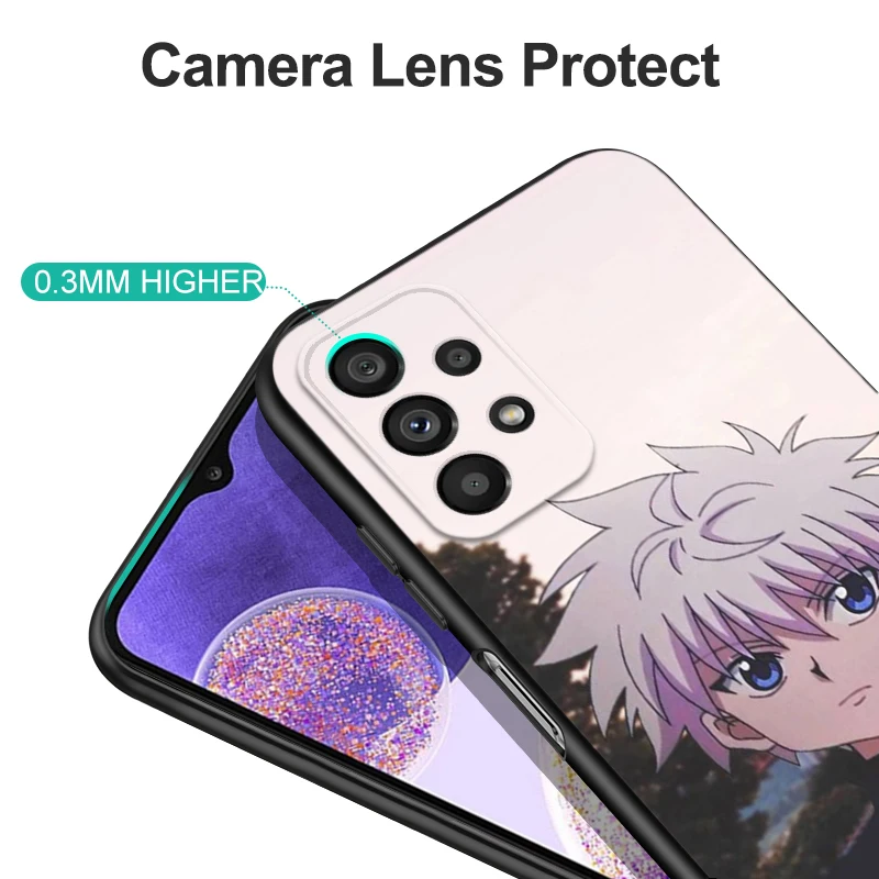 Фото Черный чехол ТПУ для ZTE blade A3 A5 A7 2019 2020 A31 A51 A71 A7S V2020 L210 L8 smart vita 2022 v30 Killua hunter X №5