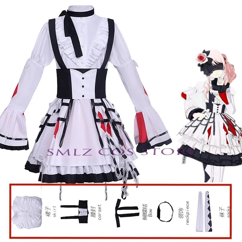 CyMZK Akiyama Mizuki Косплей Аниме Проект Sekai Костюм Mizuki Платье Ролевая Вечеринка Рождество Хэллоуин Карнавальный Костюм Девочки для Woma (art.: 3920d1e2a829e) - 3920d1e2a829e