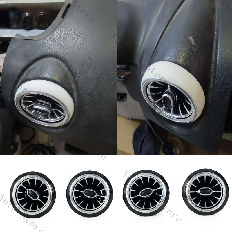 Фото Для Mercedes Benz W164 ML GL Class 2006-2011 светодиодная передняя приборная панель AC кондиционер вентиляционное отверстие турбо отделка интерьер автомобиля аксессуары №2