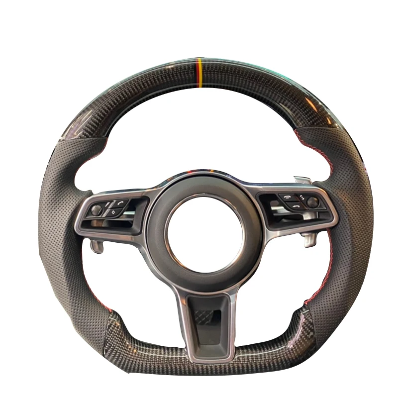 Без кнопки GT Sport, полное рулевое колесо Lenkrad из алькантары для Porsche Boxster 718 981 Taycan 911 Carrera 991 991.2 Cayenne (art.: 3920cd38c5b29) - 3920cd38c5b29