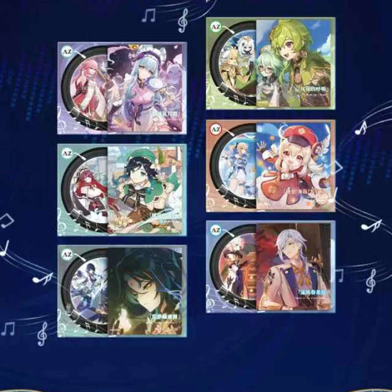 Фото Laiman Genshin Impact Collection Cards Box Epic Craft Card TCG Pack Аниме-игра CCG Настольная торговля Подарки Игрушки Настольная игра №2