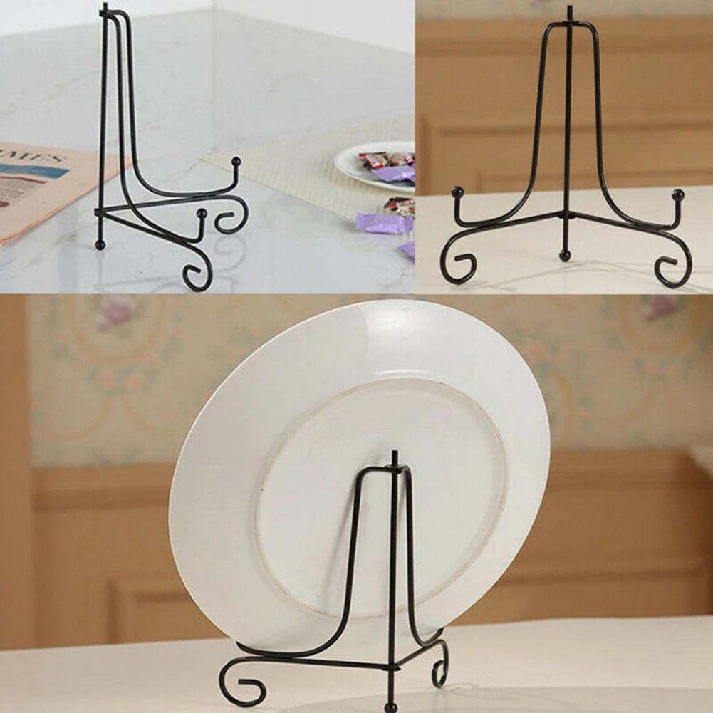 Plate Holder Iron Bracket Classic Display 4681012inch Art Picture Black Iron Easel Photo Frame Home Kitchen Brand New (art.: 3920cf9df0a25) - 3920cf9df0a25