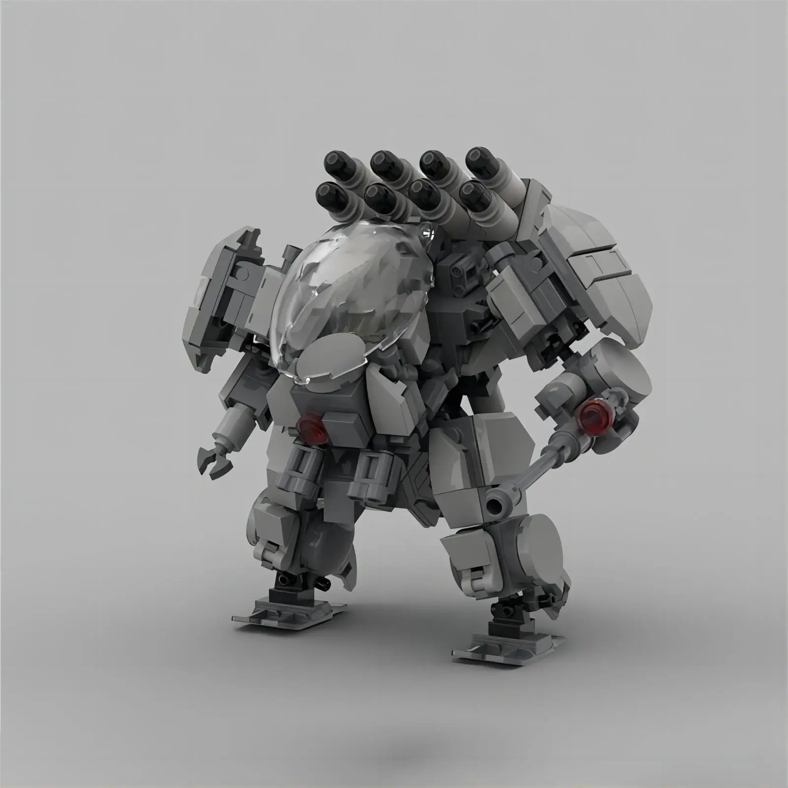 Военная машина AF-03, робот Mecha, набор для строительства, 300 деталей, игрушечный набор для строительства MOC, строительный подарок для детей на день рождения