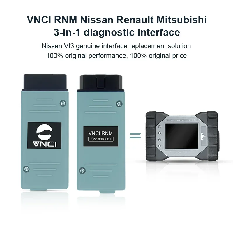Фото VNCI RNM Nissan Renault Mitsubishi Диагностический интерфейс 3-в-1 Поддержка связи DoIP и CANFD, драйвер программного обеспечения OEM №3