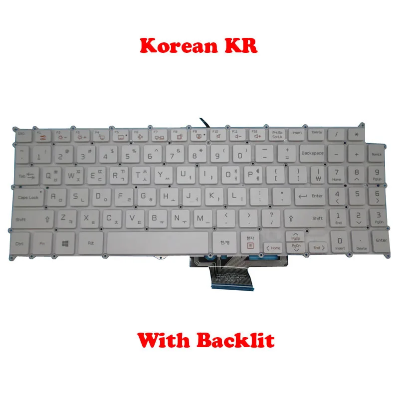 Клавиатура KR US BR AR с подсветкой для LG 15Z970 15Z970-A 15Z970-E 15Z970-G 15Z970-H 15Z970-L 15Z970-T 15Z970-U 15ZD970 15ZD970-G Новая