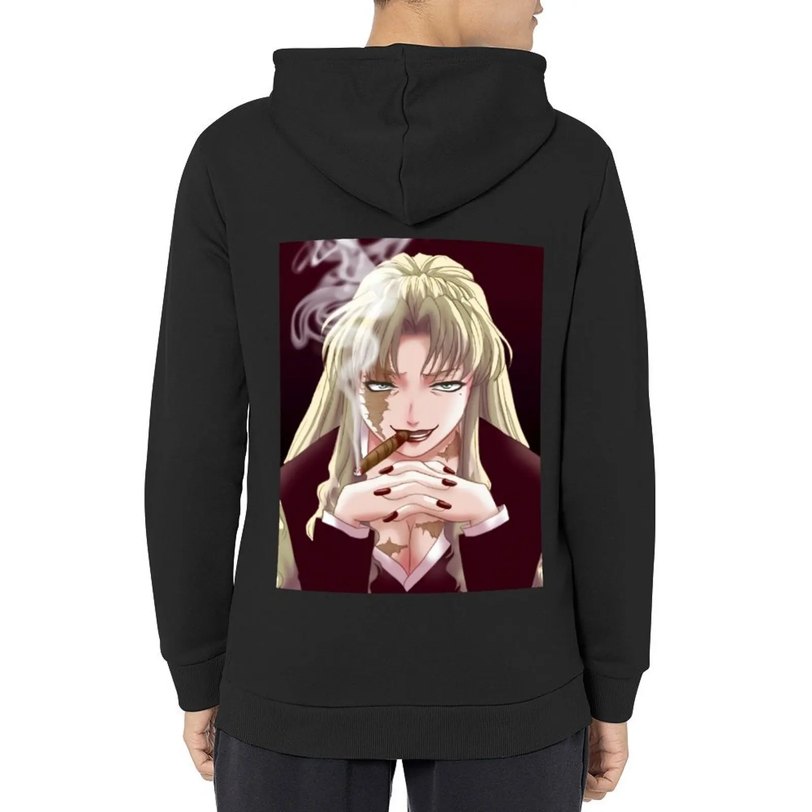 Balalaika Black Lagoon Artwork Толстовка с капюшоном аниме одежда мужская дизайнерская одежда аниме одежда мужская одежда мужские толстовки