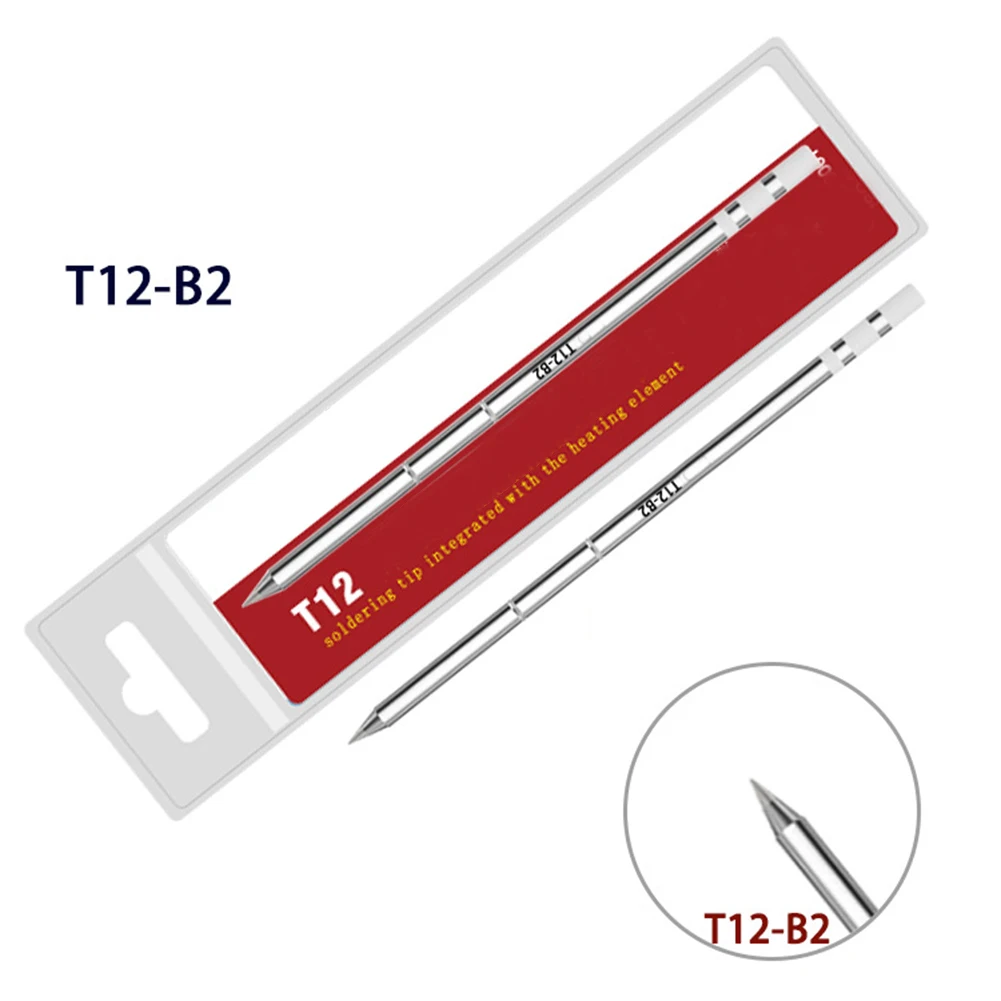 Фото 1 шт. T12 паяльные жала, паяльные инструменты T12-B/B2/C1/BC2, сменные жала для паяльной станции FX-951 №4