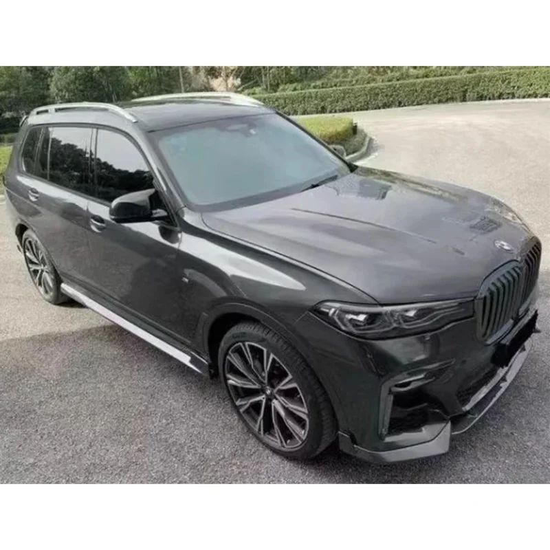 Для BMW X7 G07 Боковые юбки из углеродного волокна Боковой бампер Разветвители Боковая юбка Купины Фартук Боковая панель Автомобильные аксессуары Кузовный комплект (art.: 3920c81f90d96) - 3920c81f90d96