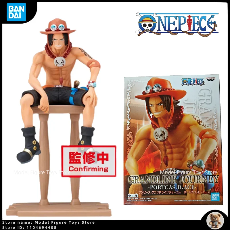 В наличии цельная оригинальная фигурка Banpreso A Grandline Piece Travel 15 см Portgas D Ace, статуи, модель, игрушки для мальчиков