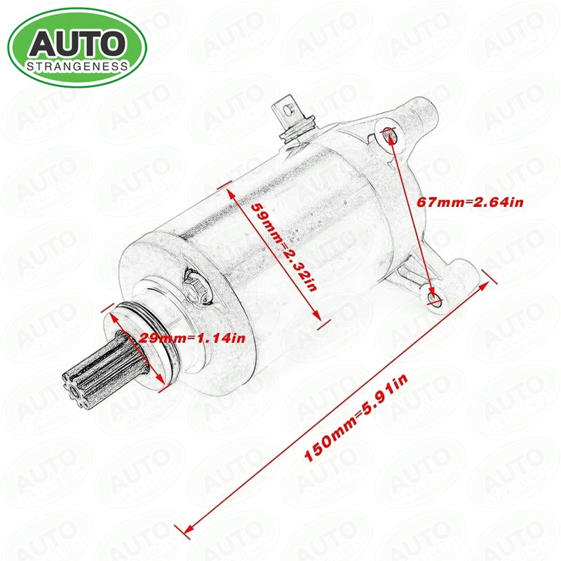 31100-05510 Стартер для SuzukiDR200DR200SDR200SEСовместим с Suz.uki GZ125 Marauder 98-11 RV125 03-16 RV200 TU125 (art.: 3920d1ceee10c) - 3920d1ceee10c