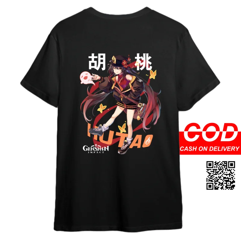 KAOS HU TAO GENSHIN IMPACT - KAOS DISTRO PRIA & WANITA KAOS ANIME & GAME GENSHIN HU TAO LIYUE