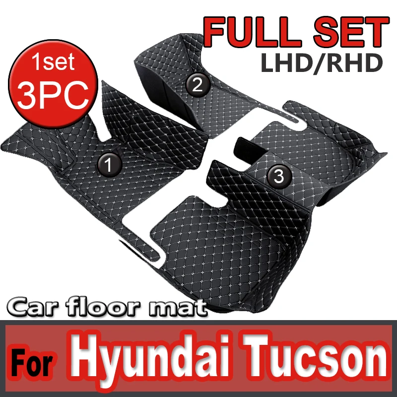Автомобильные коврики для Hyundai Tucson NX4 2022 2023, коврики, роскошные кожаные коврики, противогрязные коврики, детали интерьера, автомобильные аксессуары