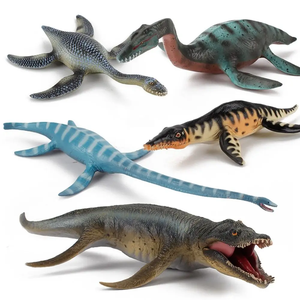 Фото Плезиозавр, доисторическая биологическая модель, Кроннозавр Лиopleurodon, фигурки древних животных Юрского периода, Талоассодон №4