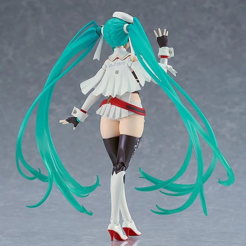 Фото Оригинальная фигурка GSR SP-161 Racing Miku 2023, версия. Хацунэ Мику GT Project аниме кукла модель коллекция украшения игрушка-сюрприз подарок №2