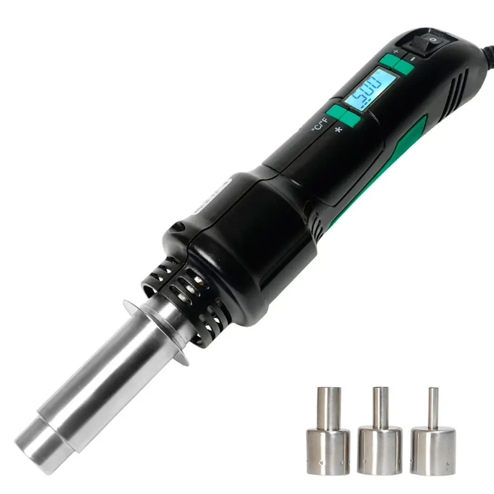 Фото Pro'sKit SS-602H Сварочный тепловой пистолет с контролем температуры, сварочная платформа для ремонта мобильных устройств, сварочная платформа с цифровым дисплеем №4