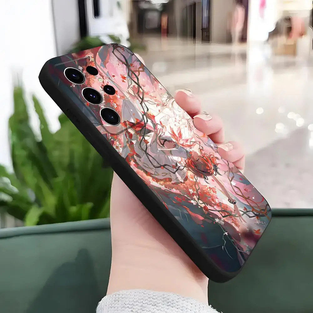 Чехол для телефона MINISO-Wuthering Waves Camellya для Samsung Galaxy A31 A33 A52 A13 A02 A40 S24 S23 S22 S25 A55, задняя крышка
