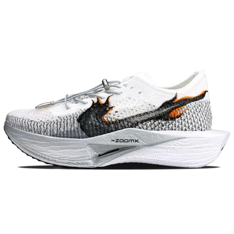 [Дневное пламя на заказ] Мужские белые кроссовки Nike ZoomX Vaporfly Next% 3, нескользящие низкие марафонские кроссовки Кроссовки