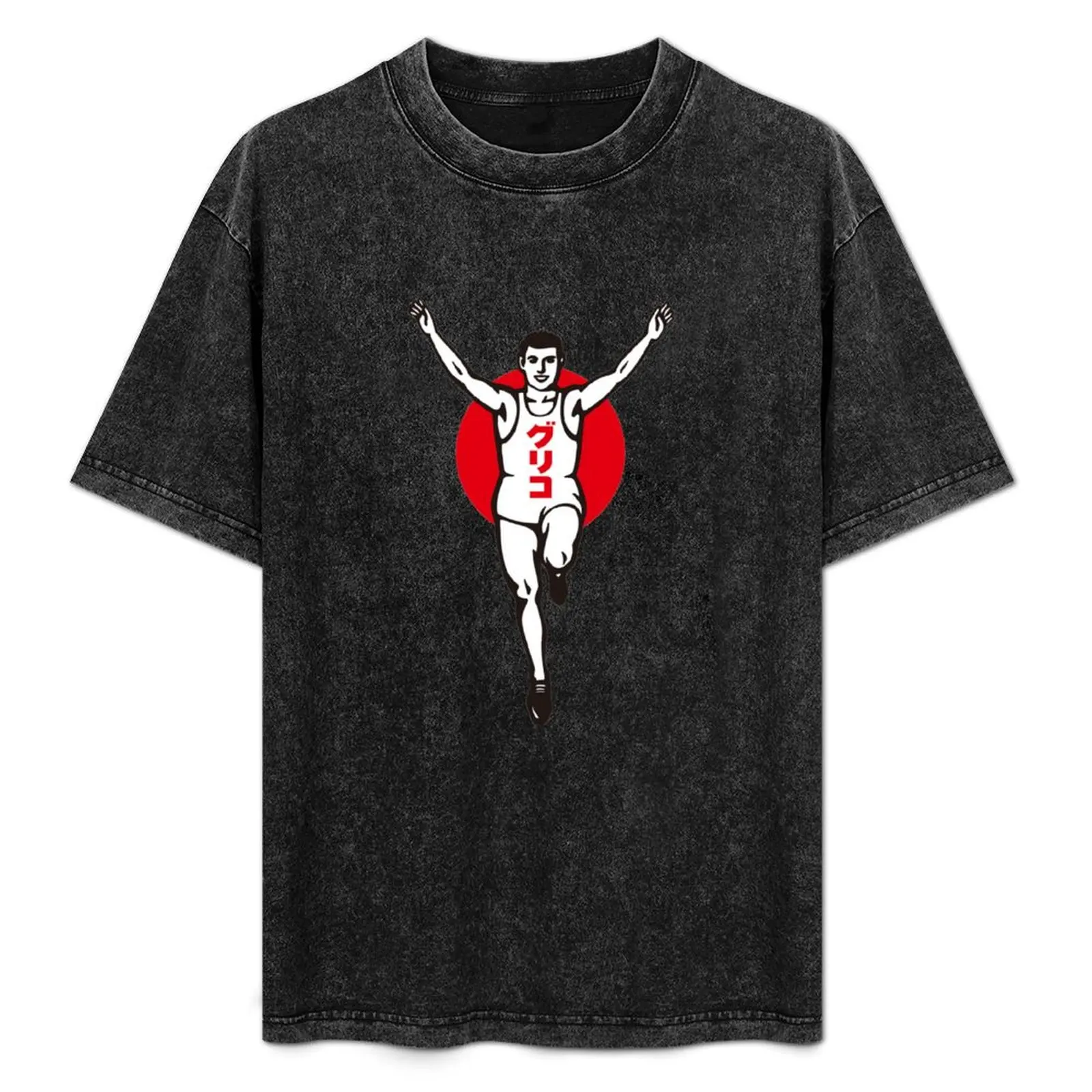Футболка Glico Running Man, мужская футболка, мужские футболки больших размеров