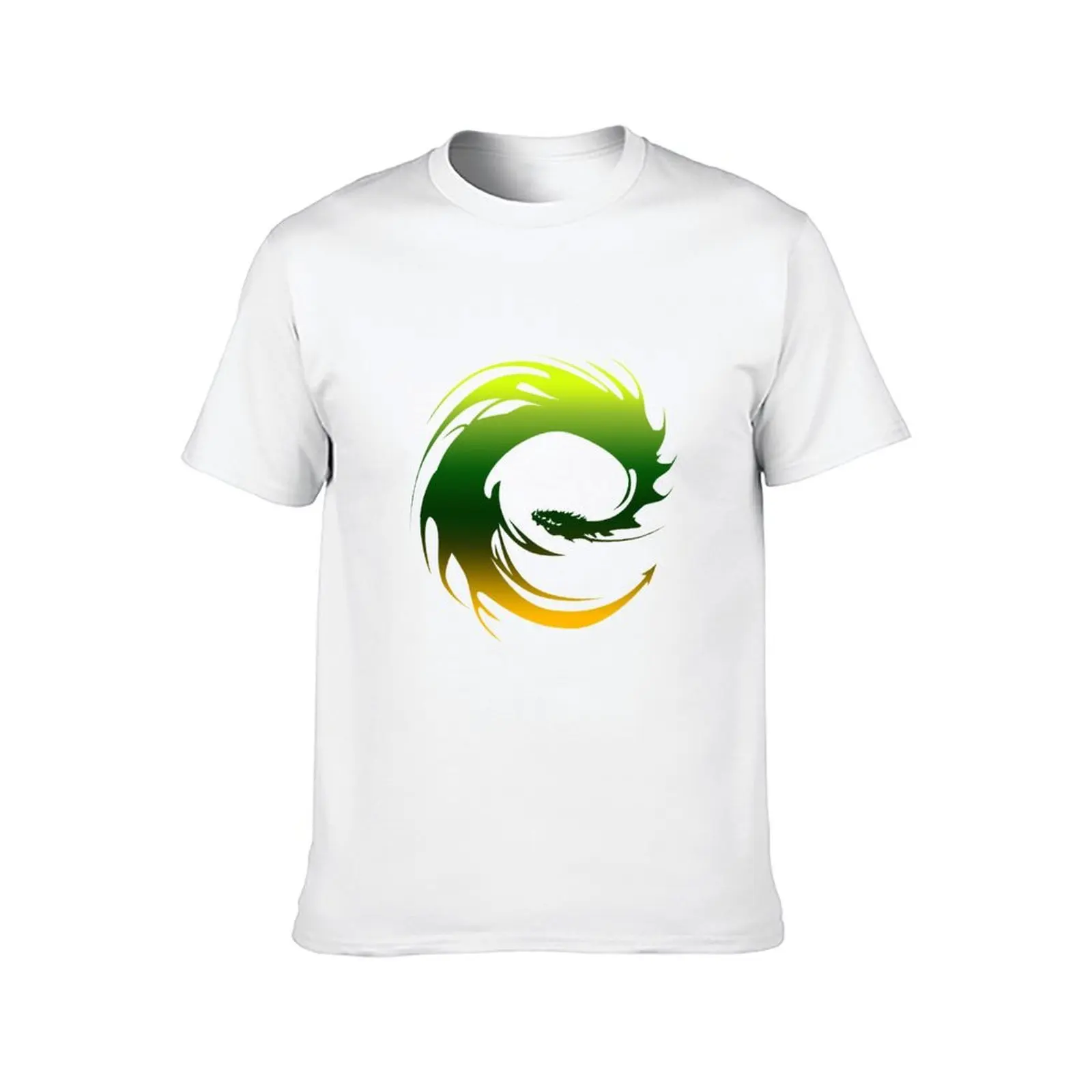 Фото Футболка Green Dragon-Eragon, мужская однотонная футболка, мужская повседневная футболка №2