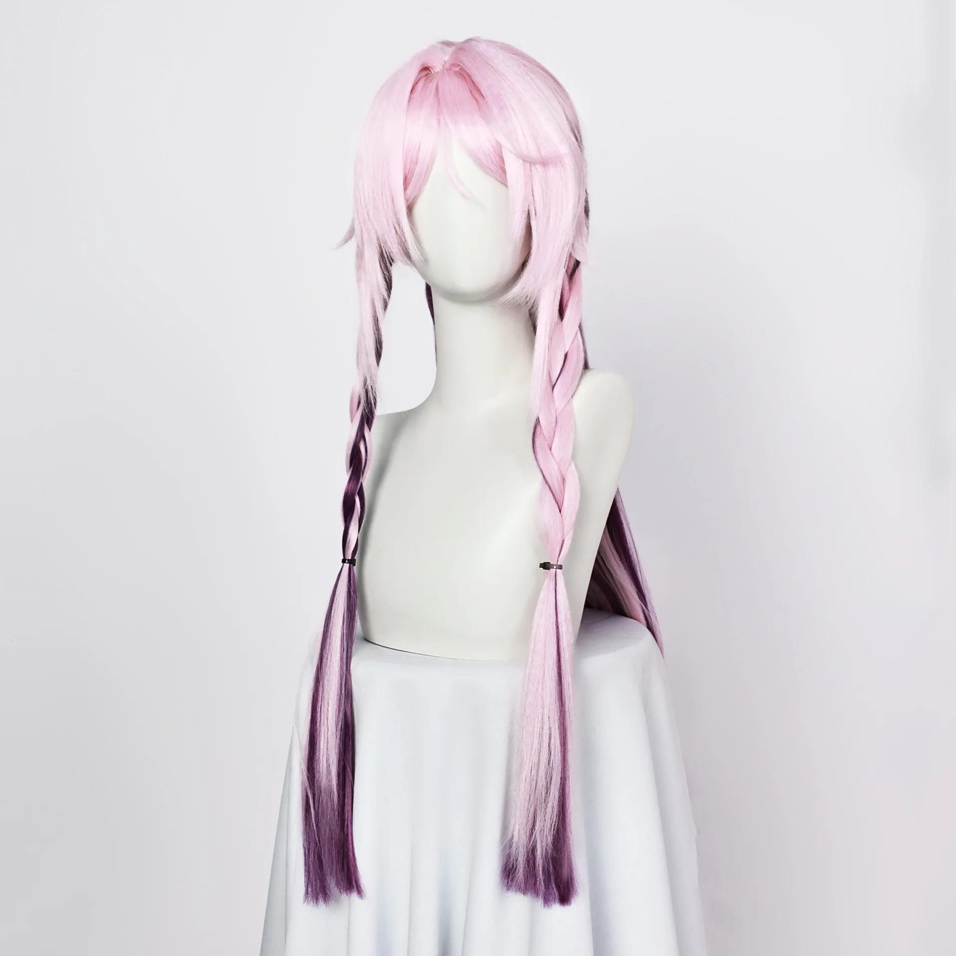 Фото Citlali Wig Cos Game Genshin Impact Женщины Симпатичные Розовые Фиолетовые Длинные Волосы Косплей Бесплатная Парик Кепка Хэллоуин №2