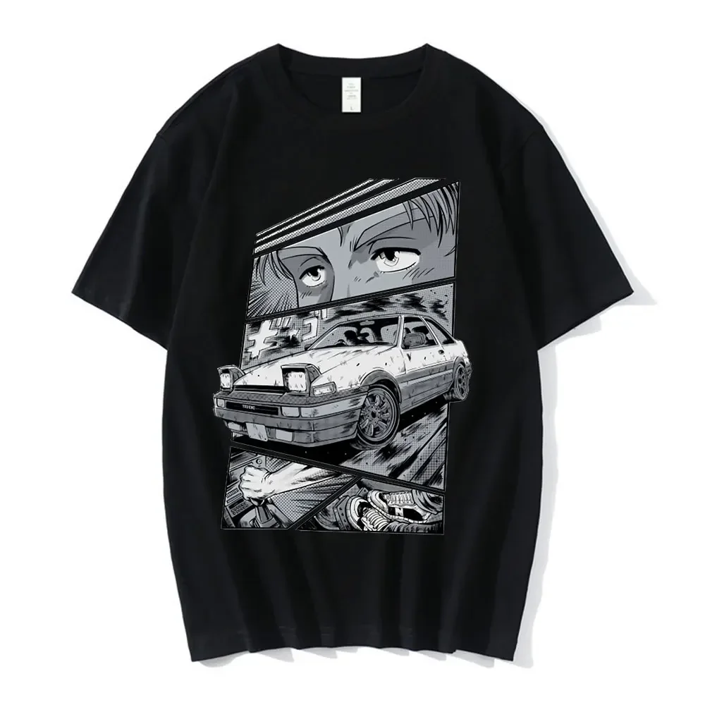 Классическая футболка Initial D, Мужская футболка в стиле Харадзюку, унисекс, в стиле хип-хоп, GTR Vaporwave JDM, футболка с принтом автомобиля, Повседневная забавная футболка в стиле Харадзюку (art.: 3920c3ed770ba) - 3920c3ed770ba