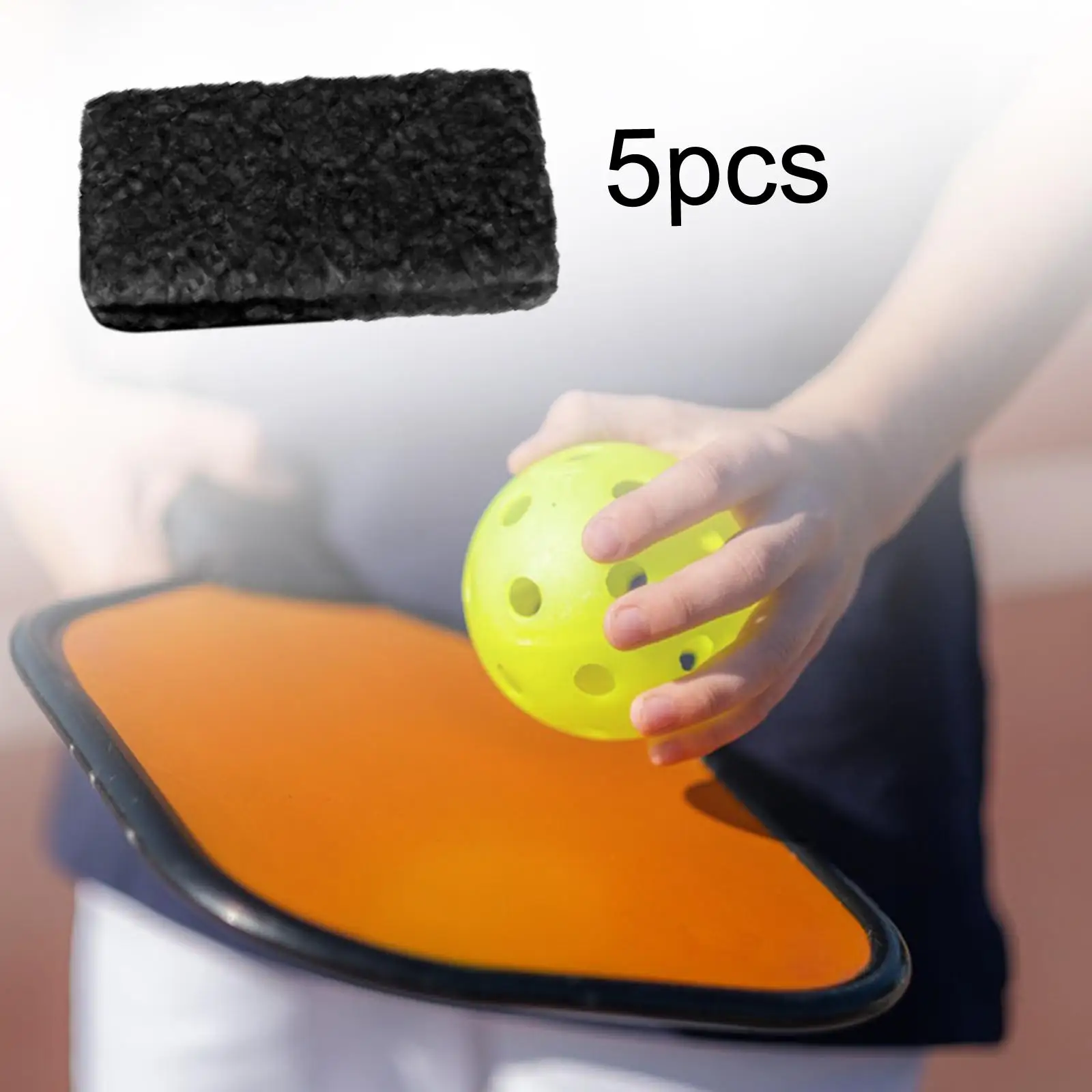 5x очиститель ракеток Pickleball s Pickleball, легкая резина для быстрого удаления, для удаления остатков мяча, грязи, царапин Спортивные ракетки