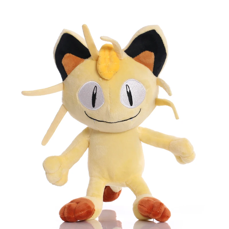 Покемон Пикачу Meowth плюшевые игрушки японское аниме мультфильм плюшевая кукла мягкая набивная кавайная Подушка Декор для комнаты детский изысканный подарок