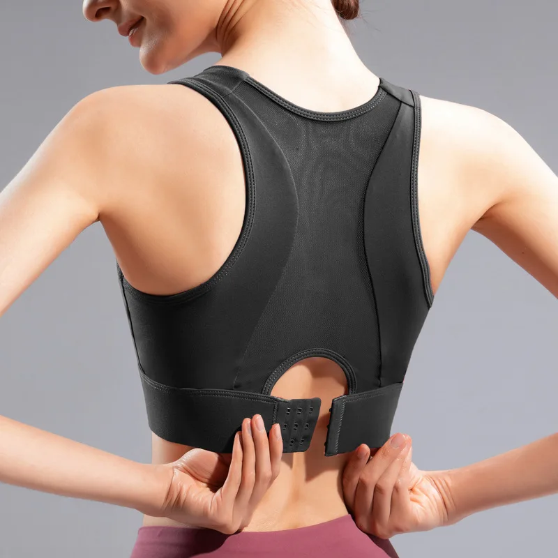 Фото Mileegirl 5XL женский бюстгальтер для йоги контрастного цвета спортивный укороченный топ со встроенными подушечками спортивный бюстгальтер противоударный дышащий топ для тренировок Racer Back №4