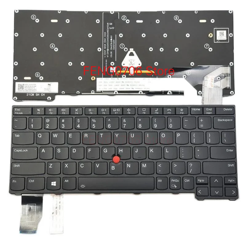 F Новинка для Lenovo ThinkPad X13 Gen 2 Тип 20WK 20WL 20XH X13 Gen 2 Тип 20W8 20W9 Серия Клавиатура ноутбука США Черный с подсветкой