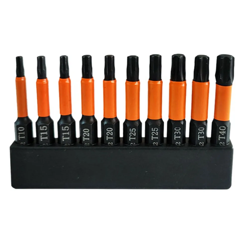 Эффективный и точный набор Бит Torx T10 T40 11 шт. с магнитным наконечником, подходит для сборки и разборки