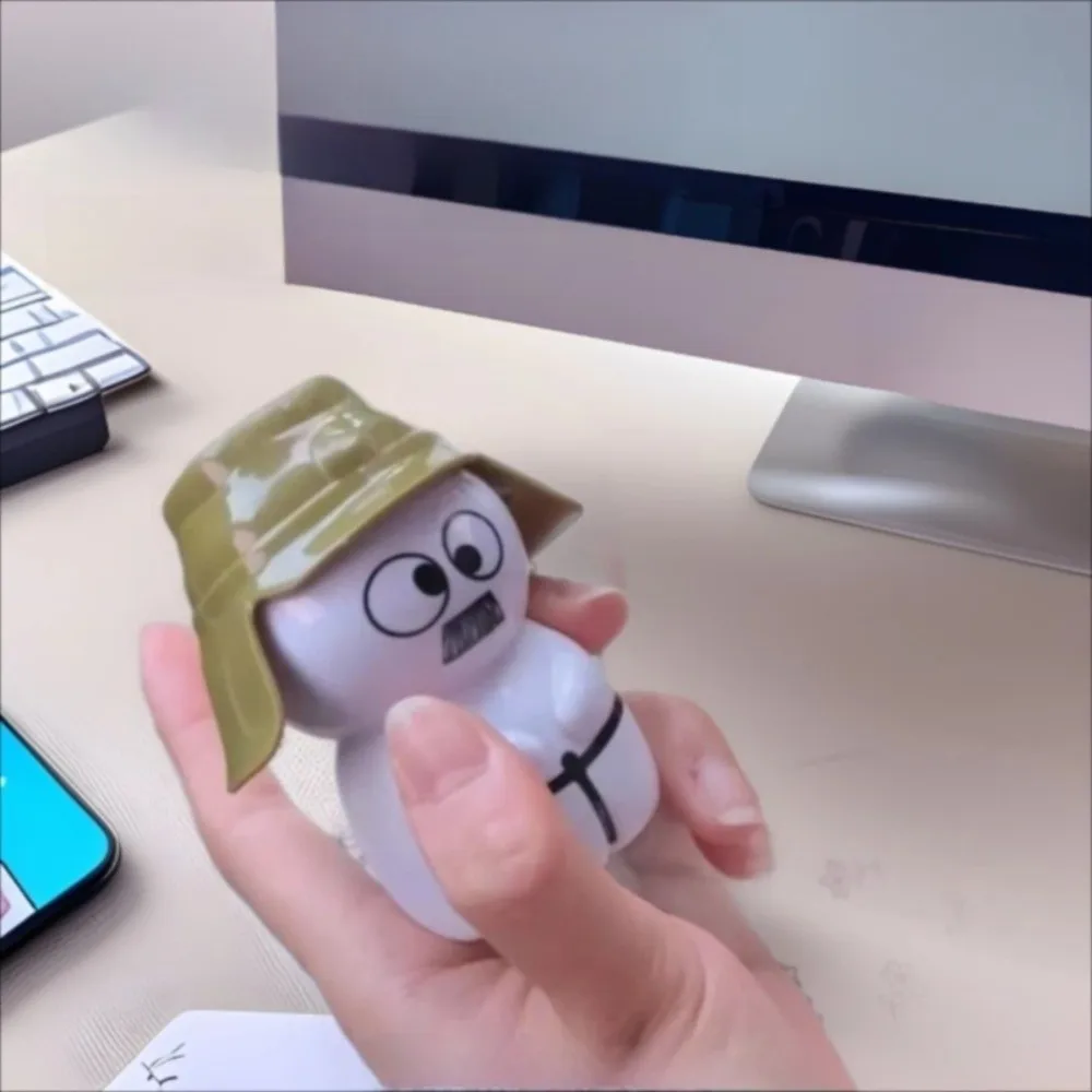 Забавный голосовой виджет Baga голосовая игрушка Widget 8 см звуковой брелок настольный орнамент подарок