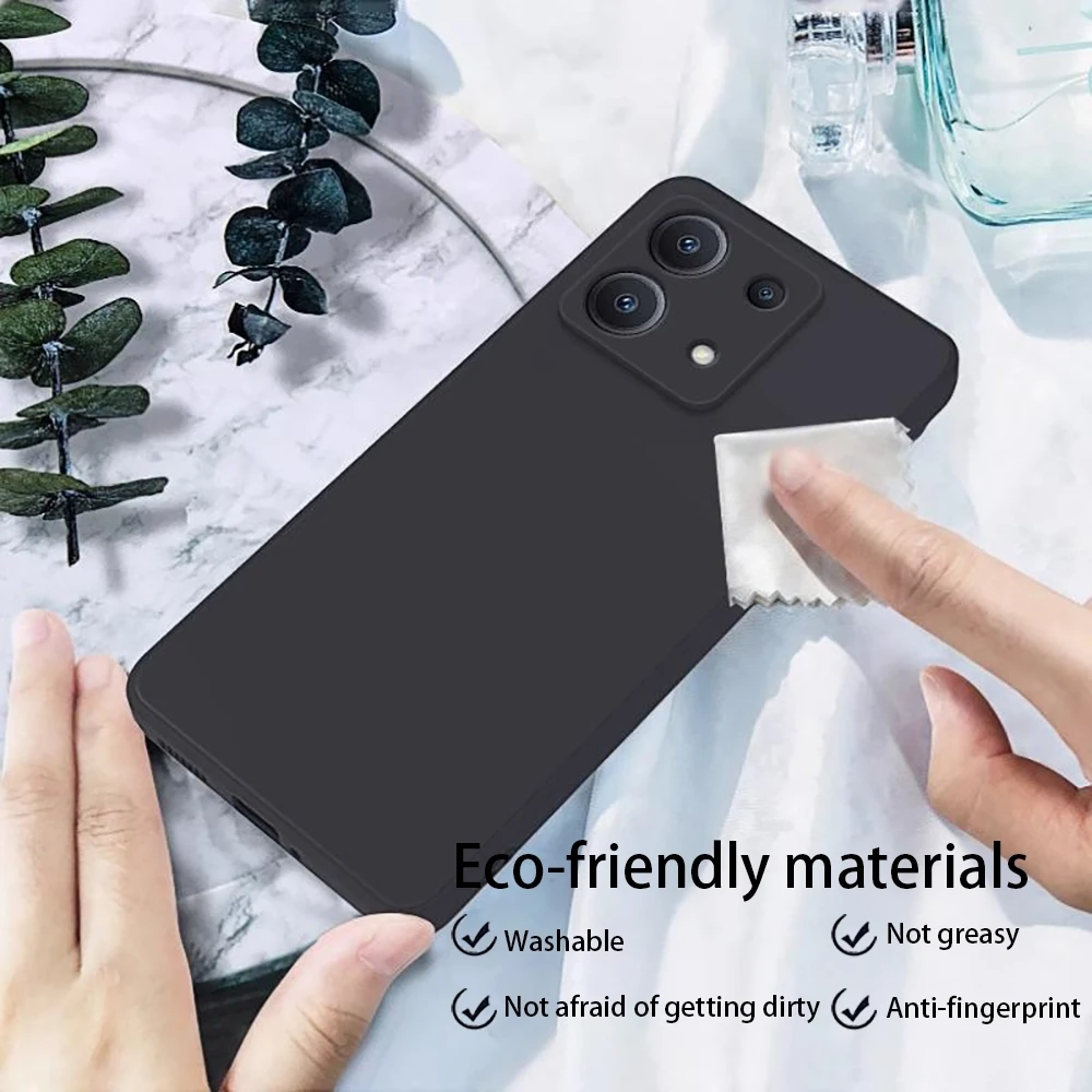 Фото Чехол для телефона с флагом HD U-kraines для Redmi Note 14 13 12 11 Pro Plus S 5G 14C A3, мягкий черный чехол для телефона №5