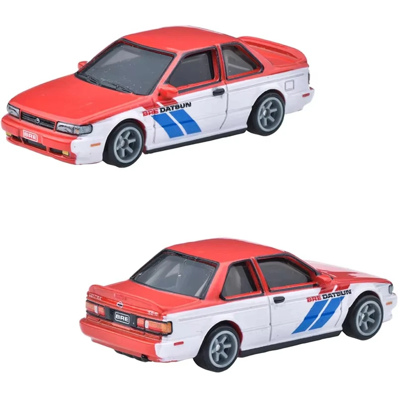 Фото Набор коллекционеров премиум-класса Hot Wheels BRE Datsun Nissan Sentra Sakura Sprinter Garage 1/64, литая под давлением модель автомобиля, игрушка GMH39 №4