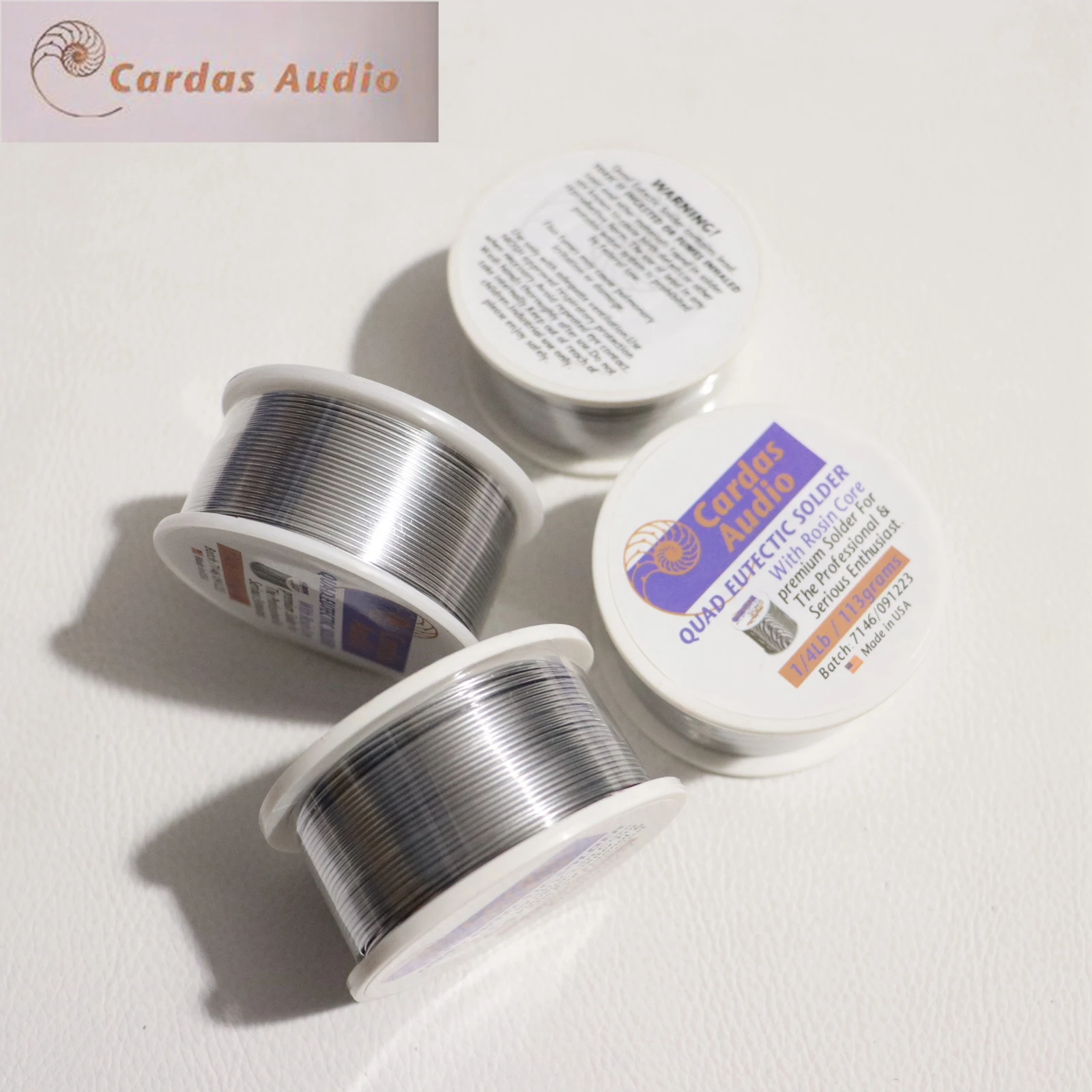 1 рулон, 100 г, припой CARDAS, HIFI, аудио, электронный, 100% оригинальный, 4%Ag, серебряный припой, низкая точка плавления, высококачественный компонентный припой, провод
