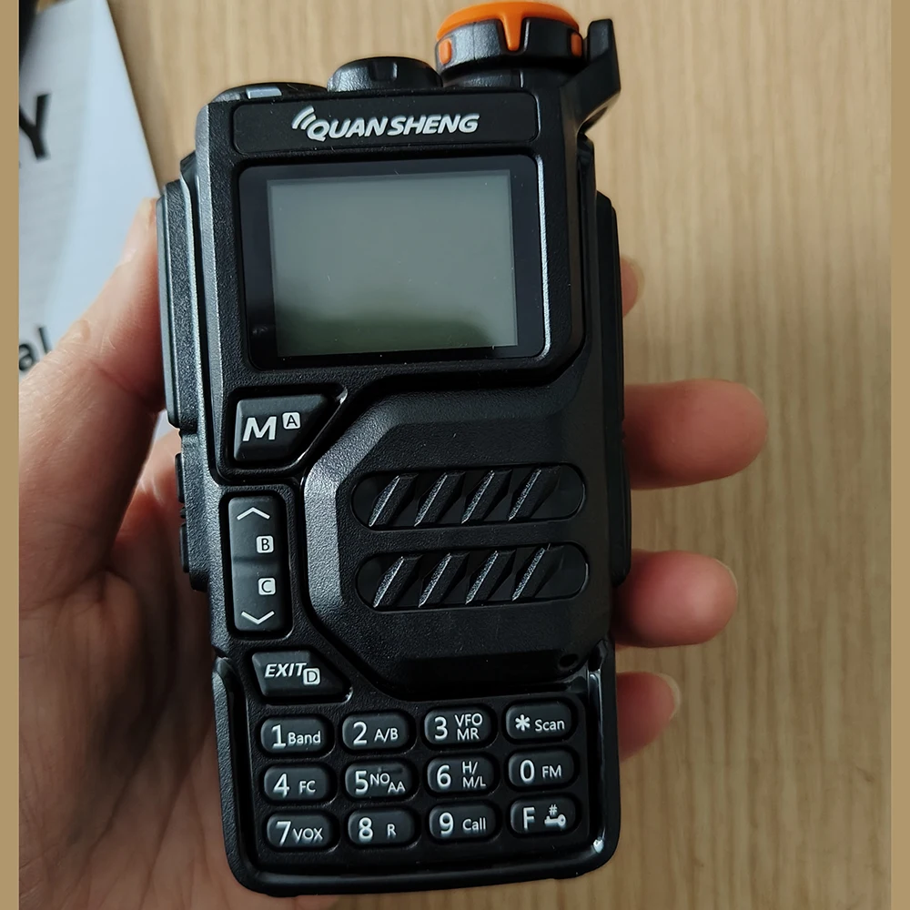 Радиостанция Quansheng UV K5, приемник дальнего действия, переключатель УВЧ, УВЧ, TX, FM, скремблер, сканирование частоты АА, копировальное радио