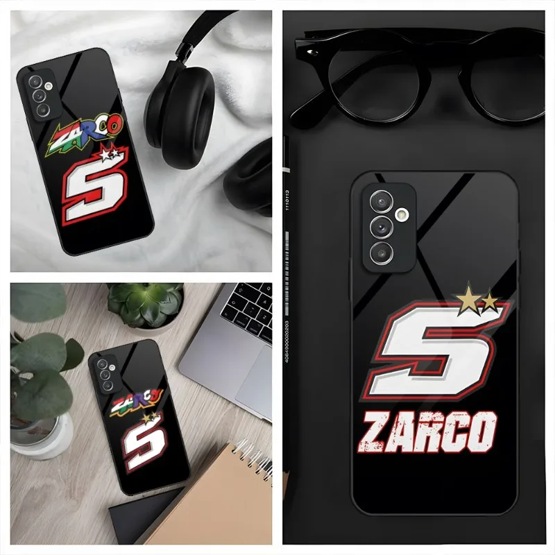 Johann Zarco 5 чехол для телефона Samsung S30 S32 S20 S23 S21 S9 S8 S10E Note 20 10 Pro Ультра плюс стеклянный чехол