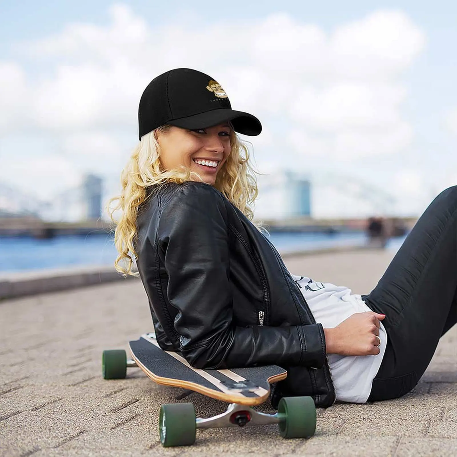 Бейсбольная кепка EVOLVED APE Snapback, забавная шляпа для регби, элегантные женские шляпы, мужские (art.: 3920ca46cef59) - 3920ca46cef59